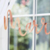 Rose Gold Scripted Just Married Banner Ginger Ray - Afbeelding 2