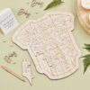 Wooden Baby Shower Guest Book Babygrow Ginger Ray
