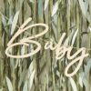 Wooden Baby Shower Bunting Ginger Ray - Afbeelding 2