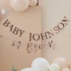 Rose Gold Customisable Baby Shower Bunting Ginger Ray