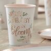 Rose Gold Floral Baby Shower Cups Ginger Ray