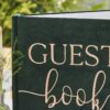 Green Velvet Foiled Wedding Guest Book Ginger Ray - Afbeelding 2