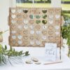Four In A Row Wedding Guest Book Alternative Ginger Ray