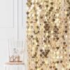 Gold Heart Party Backdrop Ginger Ray