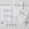 White Scratch The Date Wedding Evening invitations - Scratch & Reveal Ginger Ray