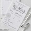 White Scratch The Date Wedding Evening invitations - Scratch & Reveal Ginger Ray - Afbeelding 2