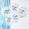 Blue Baby Boy Baby Shower Confetti Balloons Ginger Ray