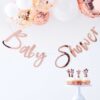 Rose Gold Baby Shower Bunting Ginger Ray