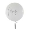 Black & White Mrs Balloon with Black Balloon Tail Ginger Ray - Afbeelding 3