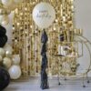 Happy Birthday Balloon with Black Tassel Tail Ginger Ray