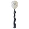 Happy Birthday Balloon with Black Tassel Tail Ginger Ray - Afbeelding 3