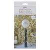 Happy Birthday Balloon with Black Tassel Tail Ginger Ray - Afbeelding 2