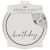 Nude and Black Happy Birthday Paper Party Plates Ginger Ray - Afbeelding 3