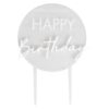 Acrylic Happy Birthday Cake Topper Ginger Ray