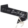 Black and Nude It's My Birthday Sash Ginger Ray - Afbeelding 2