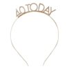 Champagne Gold 40th Birthday Headband Ginger Ray - Afbeelding 3