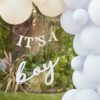 Eco Friendly    It's a Boy Baby Shower Bunting Ginger Ray