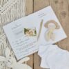 Hello Baby Neutral Linen Baby Journal Book Ginger Ray - Afbeelding 2