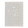 Hello Baby Neutral Linen Baby Journal Book Ginger Ray - Afbeelding 3