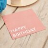 Brights Happy Birthday Paper Napkins Ginger Ray