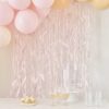 Pink Leaf Ribbon Backdrop Ginger Ray