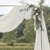 Ivory Draping Fabric Wedding Backdrop Ginger Ray - Afbeelding 2