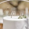 Wooden Just Married Cake Topper Ginger Ray