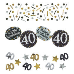 Confetti Sparkling gold 40 jaar