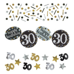 Confetti Sparkling gold 30 jaar