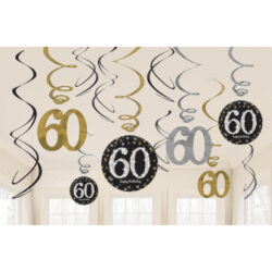 Hangslingers Sparkling gold 60 jaar