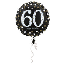 folieballon 60 jaar 43 cm (wordt leeg geleverd)