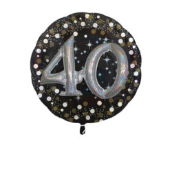 folieballon multi 40 jaar 91 cm (wordt leeg geleverd)