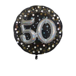 folieballon multi 50 jaar 91 cm (wordt leeg geleverd)