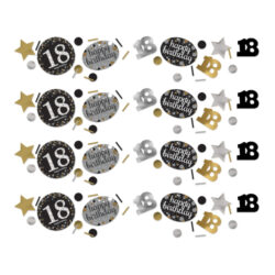 Confetti Sparkling gold 18 jaar