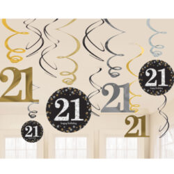Hangslingers Sparkling gold 21 jaar