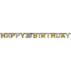 Letterslinger Sparkling Gold 30 jaar