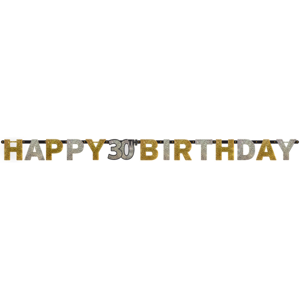 Letterslinger Sparkling Gold 30 jaar