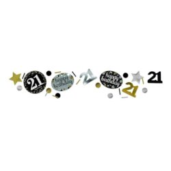 Confetti Sparkling gold 21 jaar