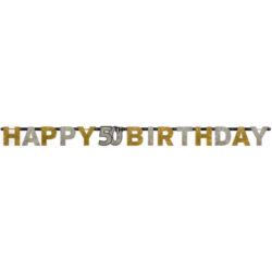 Letterslinger Sparkling Gold 50 jaar
