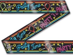 Afzetlint Party Time Neon