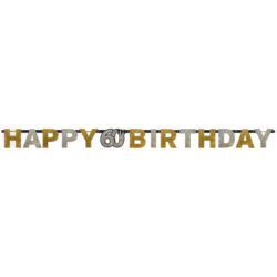 Letterslinger Sparkling Gold 60 jaar