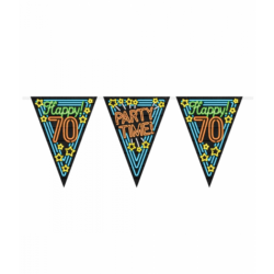 Vlaggenlijn neon 70 jaar (10 meter)