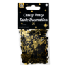 25 jaar Classy tafelconfetti zwart/goud - Afbeelding 2