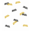 Happy Birthday Classy tafelconfetti zwart/goud