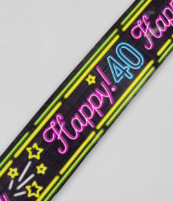 Afzetlint 40 jaar Neon