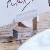 Clear Acrylic Place Card Holders Ginger Ray - Afbeelding 2