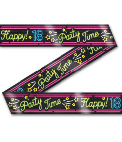 Afzetlint 18 jaar Neon