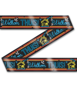 Afzetlint Welkom Thuis Neon