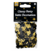 90 jaar Classy tafelconfetti zwart/goud - Afbeelding 2