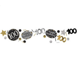 Confetti Sparkling gold 100 jaar
